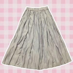 The Eagles Eye Polka Dot Cottagecore Maxi Skirt Size Small